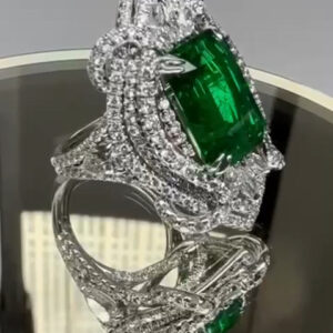 Zambian Emerald Octagon Ring